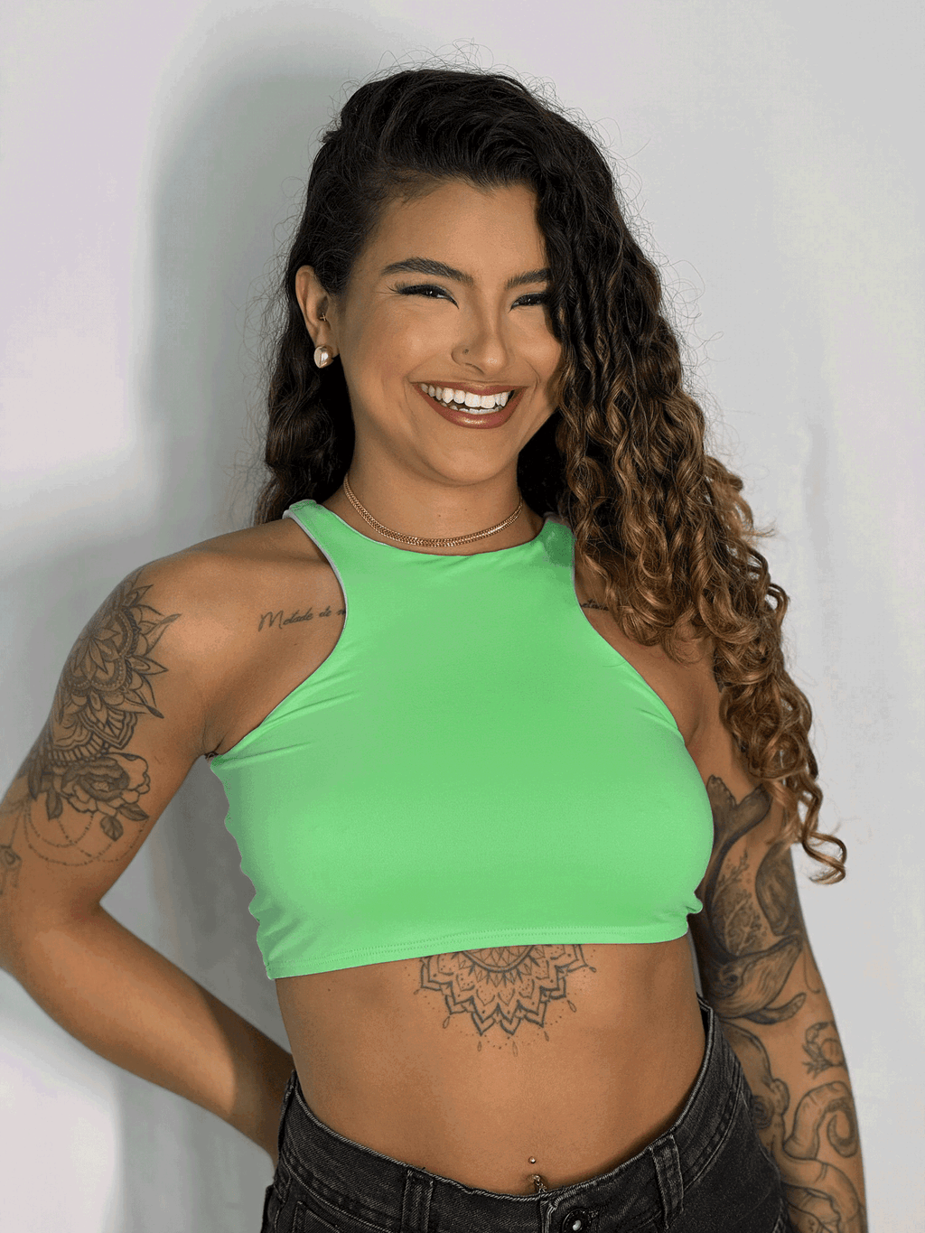 Blusa Regata Bianca Branca